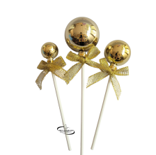 Set Za Dekoraciju - Baloni Sa Mašnicom - GOLD